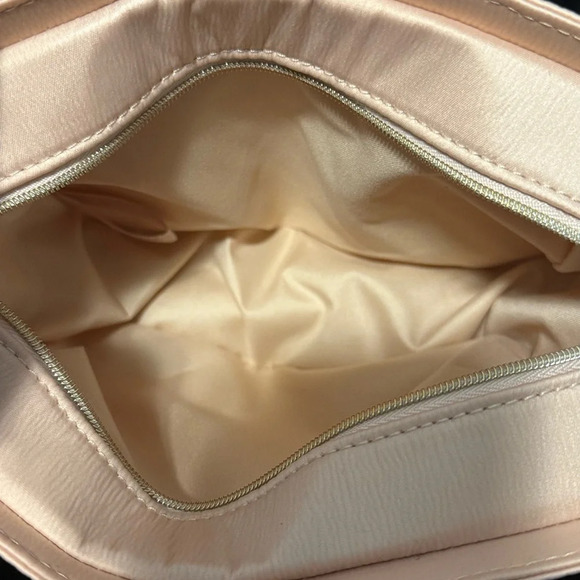 Giorgio Armani Pouch blush pink nude cosmetic toiletry case holder/ wristlet - Picture 8 of 15